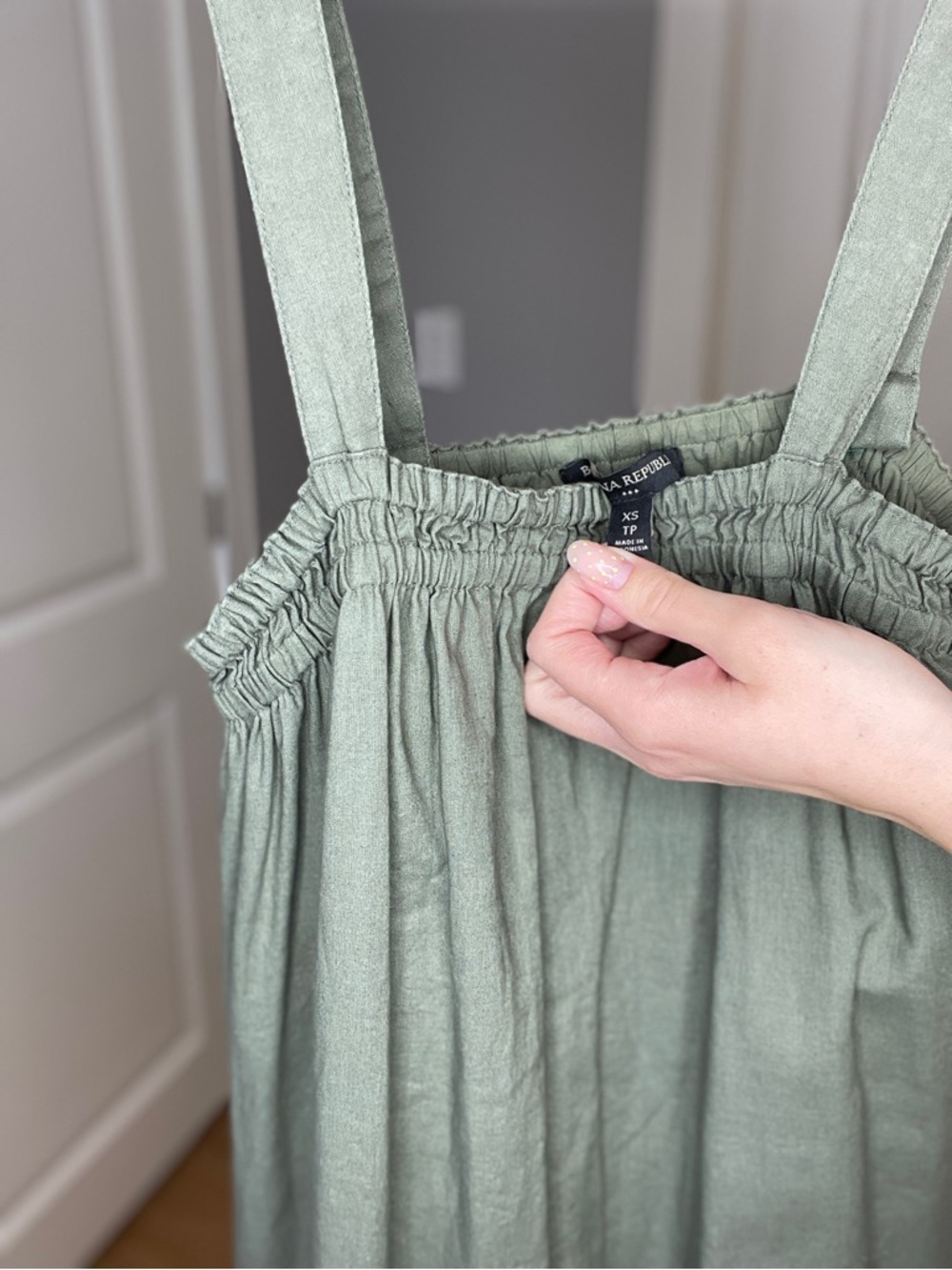 Banana Republic Olive Green Dress - Picture 6 of 8